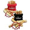 arana's - Palo Santo del Perù originale - 2 sacchi rosso e nero da 40 g ciascuno + 2 braccialetti a 7 nodi contro il malocchio - Legno sacro 100% naturale - Palo Santo per bruciare (2 sacchi)
