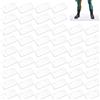 FINGERINSPIRE 50 Pz Supporto per Action Figure con 2 Pioli 3.25x6.55cm Basi per Espositori Rettangolari per Action Figure Basi in Acrilico per Modelli GiJeo Series/Mo Tu
