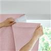 Jilron Tenda per porta opaca adesiva 100% oscurante senza forare per interni camera da letto soggiorno protezione solare finestre interne protezione termica (Rosa chiaro-H101 x L64 cm) confezione da 1
