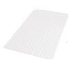BM Tappetino Antiscivolo da Bagno per Doccia, con Ventose, Rettangolare, Misura 68x38cm PVC, Effetto Quadrati (BIANCO)