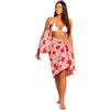 TRAMAS+ Set Telo Mare Pareo Donna + Borsa Abbinata, Pack Estivo Morbido e ad Asciugatura Rapida, Ideale per Spiaggia, Piscina, Viaggi e Vacanze - Alexis
