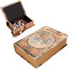 Tissting Falso Libro Scatola, 21,5 x 30 x 7,5 cm Scatola Per Libri Finti Density Board Scatola Portaoggetti Decorativa Vintage Fake Book Storage Book Gingillo per Oggetti di Scena Fotografici