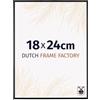 Dutch Frame Factory - Cornice 18x24 cm - Nero Opaco - Cornice per foto in Plastica con vetro plastico Antiriflesso - Cornice portafoto 18x24 cm - Easy