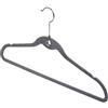 DOMO PAK LIVING Domopak Living Appendiabiti Antiscivolo salvaspazio, Grigio, 2,5 x 42 x 23,5 cm, 3 unità