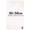 Dutch Frame Factory - Cornice 30x50 cm - Bianco Lucente - Cornice per foto in Plastica con vetro plastico Antiriflesso - Cornice portafoto 30x50 cm - Easy