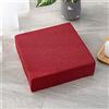 FANSU Cuscino per Seduta in Memory Foam Comfort, per Supporto Lombare e Yoga, per Fianchi, Coccige, Sgabello da Bar, Adatto per Casa, Seggiolino Auto, Sedia da Ufficio (50X50x8cm,Rosso Scuro)