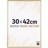 Dutch Frame Factory - Cornice 30x42 cm - Oro - Cornice per foto in Plastica con vetro plastico Antiriflesso - Cornice portafoto 30x42 cm - Angers