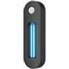 YSJJZRL Lampada disinfettante UV Sterilizzatore UVC Ricarica USB Luce disinfettante UV per la casa della toilette Pattumiera Pattumiera Lampada germicida(Black)