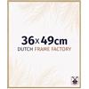 Dutch Frame Factory - Cornice 36x49 cm - Faggio Chiaro - Cornice per foto in Plastica con vetro plastico Antiriflesso - Cornice portafoto 36x49 cm - Easy