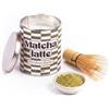 Fisura Candela profumata originale Matcha Latte in barattolo con coperchio, candela di soia profumata all'essenza matcha, in confezione regalo, durata 45 ore, 285 g, regalo originale