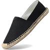 Generico Uomo Espadrillas Donna Tinta Unita, Classico, Tela Slip-on Piatto, Comode e Traspiranti Scarpe da Pescatore, Suola in iuta antiscivolo confortevole tessile piatto Soletta comfort flessibile tessuto