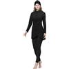 PINTUTU Burkini Costume da Bagno con Velo Donne Elegante Musulmano 3 Pezzi Costumi da Bagno Islamiche Hijab Burkini Modesto Swimsuit Beachwear Costume da Bagno da Donna