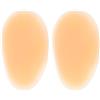 Agatige 1 paio di cuscinetti per sollevare i glutei in silicone, autoadesivi 3 cm di spessore per le donne, inserti rinforzanti per glutei finti, cuscinetti per scoregge di glutei (L)