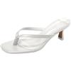 Generico Infradito Donna Sandali con Punta Quadrata e Clip for Le Donne, Infradito con Tacco Alto, Pantofole da Donna con Tacco Sottile di Grandi Dimensioni