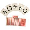 Rock Ridge Magic Magic ESP Deck Trick - Black Faces - Poker Size - Biglietti per bicicletta in rosso o blu