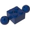 XYEIUGO GDS-977 Mattoncino di Cerniera Tecnica Mattoncino Speciale 2x2 con Sfere da 10.2mm con Fori e Foro di Assale 17114 57908 50 Pezzi compatibile con Lego Colore:Bleu foncé 140
