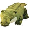 Champracer Peluche coccodrillo, alligatore, morbido e soffice, cuscino in peluche a coccodrillo, regalo per bambini, ragazzi e ragazze (90 cm, verde)