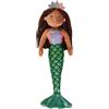 DIVINA Sirena Peluche Morbido 35 cm Bambola Mare Decorativa, Tessuto Soffice, Idea Regalo Bambini 3+ Anni - TOY 6 (Verde)