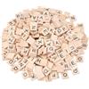 DICOSMETIC 300 Tessere in Legno per Scrabble, Lettere dalla A alla Z, per Scrivere, Cruciverba, Giochi di Parole, Strumenti di Apprendimento per Artigianato e Ortografia