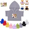 FAHOXUMR Vestiti Personalizzati per Orsacchiotti con Nome del Foto, Vestiti Personalizzati Animali di Peluche che si Adattano a Orsi di 20-40 cm, Abbigliamento Personalizzato per Bambole