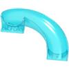 XYEIUGO Accessori Scivolo 6X12X8 5 Pezzi GDS-2072 compatibile con Lego Giocattoli sfusi classici MOC Colore:Bleu clair transparent 42