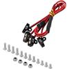 INJORA Kit di Luci Rock a 4 LED con Controller per SCX10 TRX4 1/11 RC Crawler