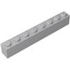 XYEIUGO 3008 Mattoni Base Mattoni 1x8 50 Pezzi GDS-536 compatibile con Lego Mattoncini da Costruzione Colore:Gris bleuté clair 194