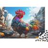 4A5W8E3N Gallo Urbano 1000 Pezzi Puzzle di Carta per Adulti Allenamento Mentale Puzzle Decorativo Animale 38x26cm/1000pcs