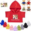 FAHOXUMR Vestiti Personalizzati per Orsacchiotti con Nome del Foto, Vestiti Personalizzati Animali di Peluche che si Adattano a Orsi di 20-40 cm, Abbigliamento Personalizzato per Bambole