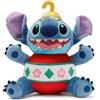 Disney Store Official Peluche Medio di Stitch in Versione Natalizia, Lilo e Stitch, 35 cm