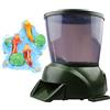 TEMU-SC 4.5L Mangiatoia automatica laghetto, Pond Fish Feeder, Distributore cibo per pesci per vacanze e clima caldo o freddo(alimentato a batteria)