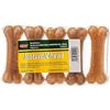 Padovan Osso da Masticare per cani a base di pelle bovina - 8 cm - pacco da 5 pezzi