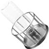 TOMETURE Acciaio Inox Abbeveratorio per Tartarughe Multifunzione, Mini | Tartarughe Piccole e Teca Tartaruga di Terra, Uso Quotidiano, Argento, Inserimento Bottiglia Facile Stili multipli