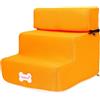 ulafbwur Piccolo cane gatto animale domestico 3 gradini rimovibile antiscivolo rampa arrampicata staccabile letto scala flimikun