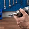 Generic Parti del mandrino per trapano con gambo triangolare in metallo, installazione facile, mandrino per cavi con manicotto di filettatura da 9 mm, compatibile con trapano per edilizia (11#)