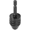 Huairdum Mandrino Autoserrante con Codolo Esagonale da 3 0,6‑8 Mm in Acciaio Al Carbonio da 1/4 Pollici, Adattatore per Punta per Avvitatore a Percussione, Adattatore per Trapano a Percussione con