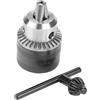 LiebeWH Mandrino per Trapano a Chiave Mini Mandrino in Metallo da 3 a 16 Mm con Chiave per Acciaio Inossidabile Resistente all'usura Anti Impatto per Trapano Elettrico a Colonna B16 B18 1 2 20UNF