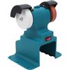 Fafeicy Mini Smerigliatrice da Banco Senza Fili 200 W 7000 Giri/min 6 Fori di Montaggio Compatibili con Batteria 18 V con 2 Mole per Lucidatura e Affilatura dei Metalli