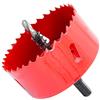 Laiwei Hole Saw Drill Bit HSS Hole Cutter with Arbor for Wood and Metal LAIWEI (3-3/8(85mm))