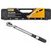 JCB Chiave dinamometrica meccanica da 3/8 20-120 Nm, gamma di coppia regolabile di 20-120 Nm, questa versatile chiave dinamometrica è ideale per il serraggio preciso di bulloni e dadi