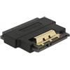 DeLOCK 63945 adattatore per inversione del genere dei cavi SATA 22 pin Nero