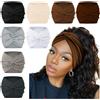 NONE Accessori per capelli intrecciati fasce larghe Extra Large spesse fasce per capelli con fascia per allenamento con turbante per le donne