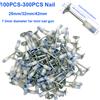 NONE 100 pz/200 pz/300 pz chiodi rotondi fuoco manuale pistola sparachiodi rotondi chiodi a piolo fisso 25mm/32mm/42mm diametro 7.3mm per mini pistola sparachiodi