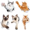 NONE M458 Adesivi gatto Breakout Adesivo da parete siamese Decorazione della casa Decalcomanie per WC per camera da letto Cucina Pareti del soggiorno Decor