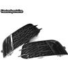 HastonSportsline A1 a nido d'ape anteriore Sport fendinebbia copertura fendinebbia griglia per Audi A1 Standard 2010-2015 accessori per lo Styling dell'auto