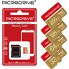 Micro unità Scheda di memoria 16G 32GB 64GB 128GB 256GB U3 Mini SD Card Classe 10 Micro Tf Schede SD per telefono cellulare Auricolare Altoparlante HD Fotocamera PSP