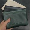NONE Borsa portaoggetti in pelle PU moda chiusura automatica borsa impermeabile auricolare portatile linea di ricarica borsa per gioielli rossetto cosmetico