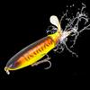 NONE 1 pz 10 cm/14 cm Topwater richiamo di pesca Whopper Popper esca artificiale Plopper duro morbido coda rotante attrezzatura da pesca esca da pesca
