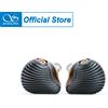 SHANLING ME600 Auricolari In-Ear con 2DD+3BA 5 Driver Ibridi, Audio Hi-Res, Connettore MMCX 3.5+4.4mm, Auricolari Cablati con Corpo in Acciaio Inossidabile