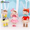 Metoo Originale Metoo 33 cm Angela bambola di peluche Kawaii coniglio e simpatico unicorno volpe giocattolo ragazzo ragazza regalo di compleanno per giocattoli per bambini
